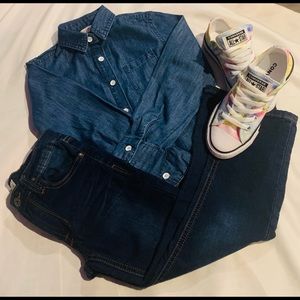 Girls denim Hudson jeans